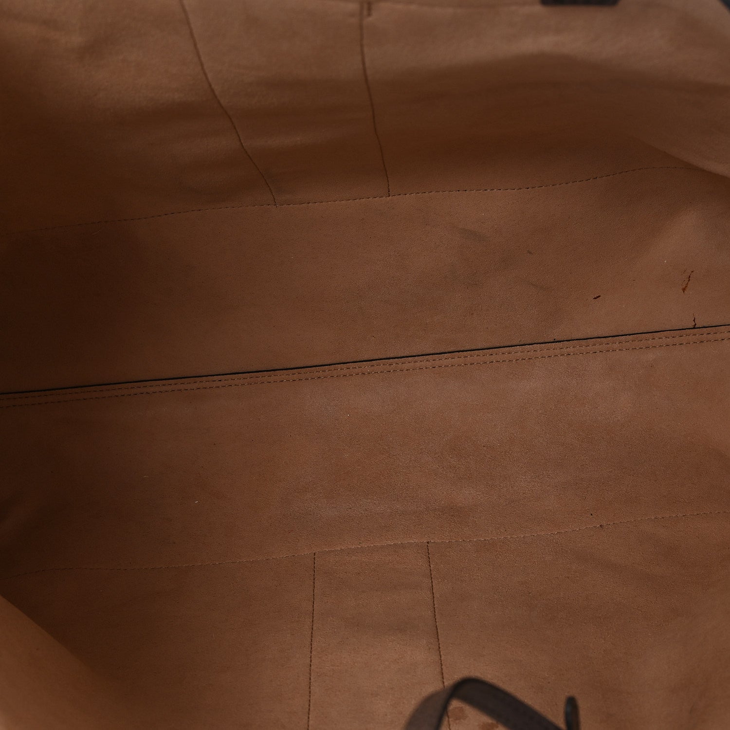 GG Supreme Monogram Web Ophidia Tote Brown