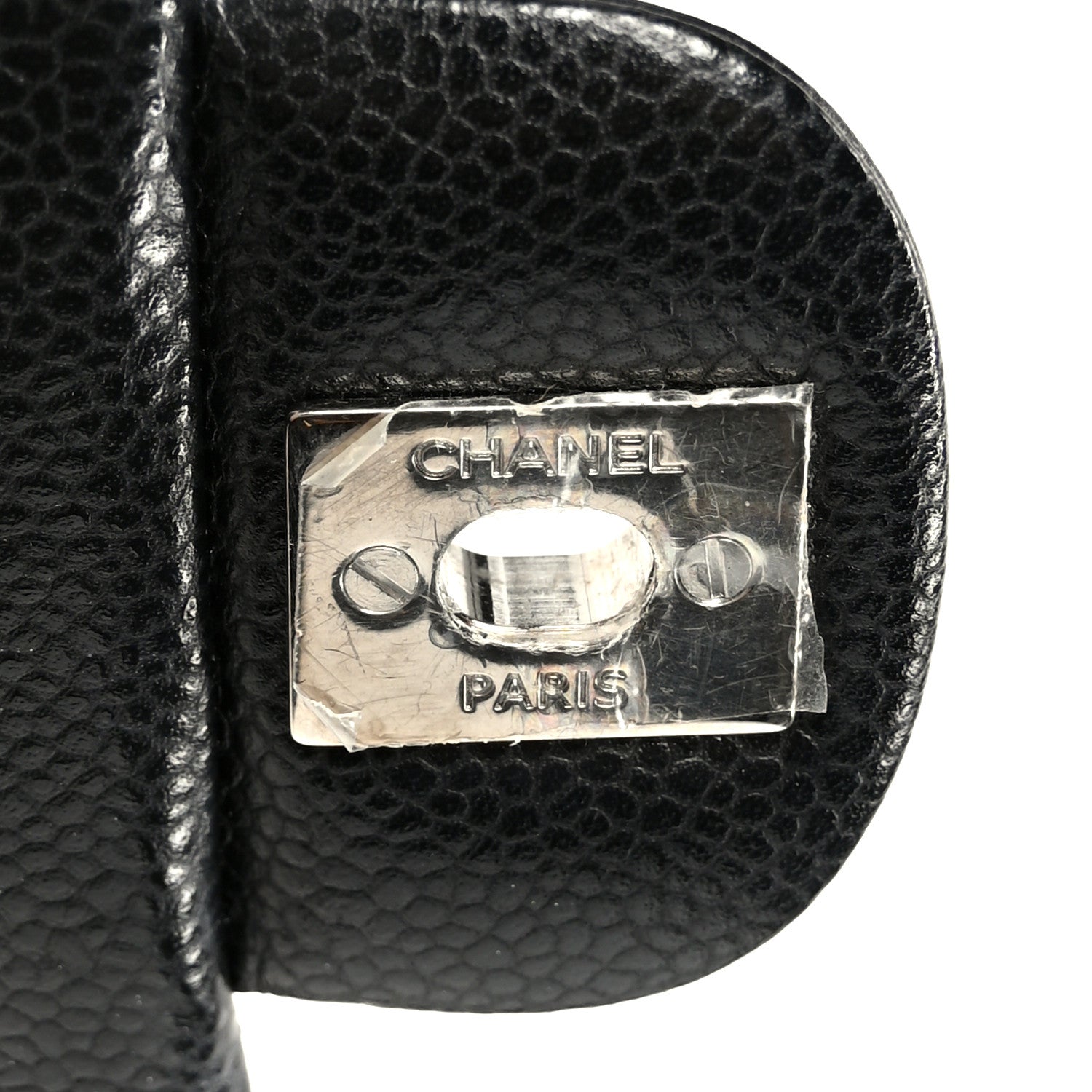 Caviar Quilted Mini Square Flap Black