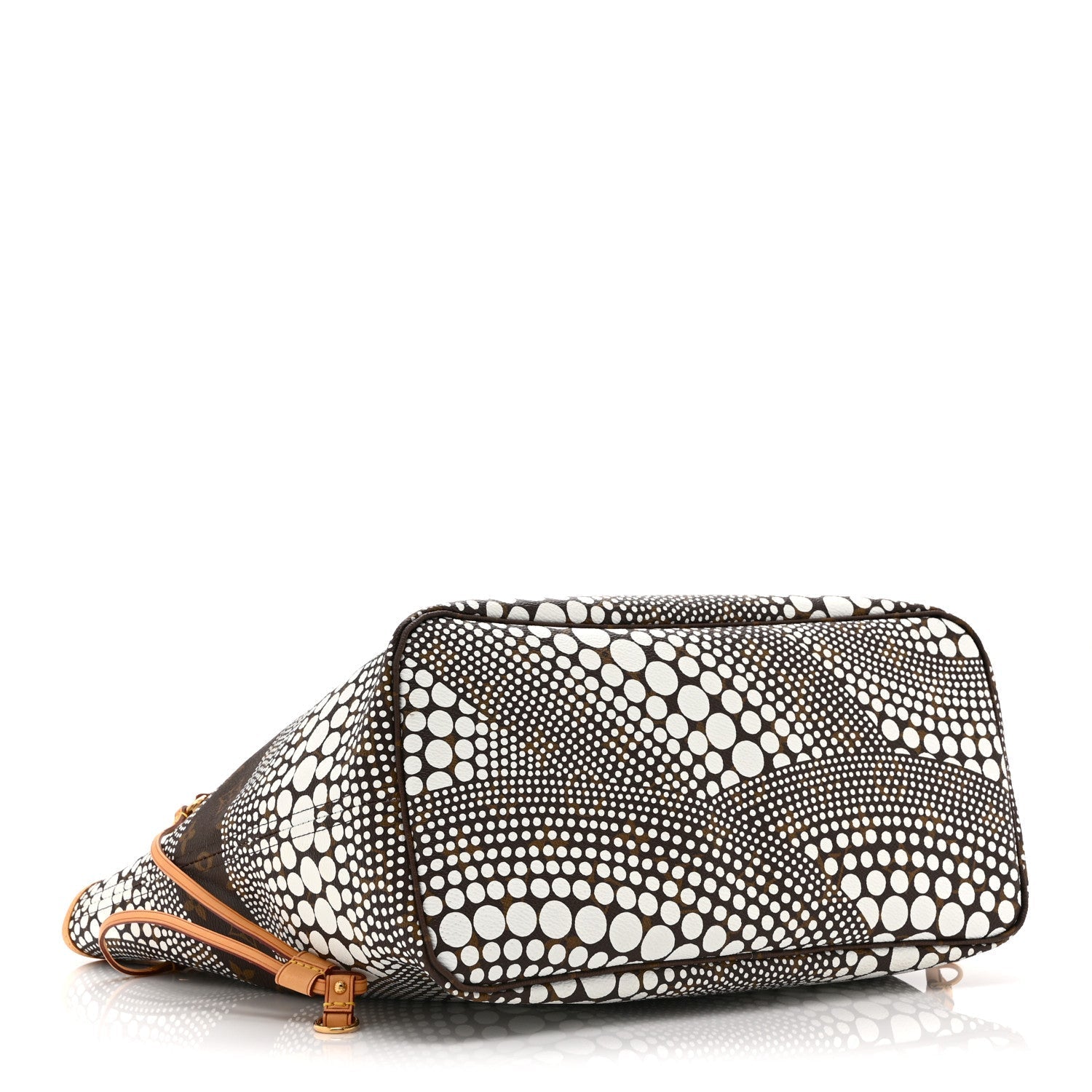 Monogram Kusama Waves Neverfull MM White