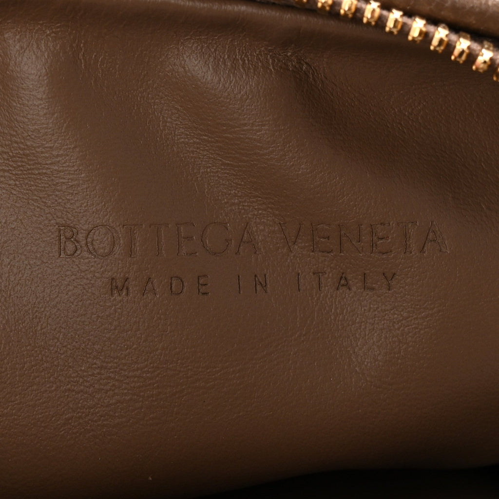 Nappa Intrecciato Mini Jodie Dark Taupe