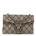 GG Supreme Monogram Super Mini Dionysus Shoulder Bag Taupe