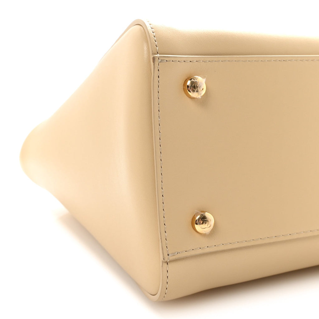 Calfskin Archetype Small Shopping Tote Beige