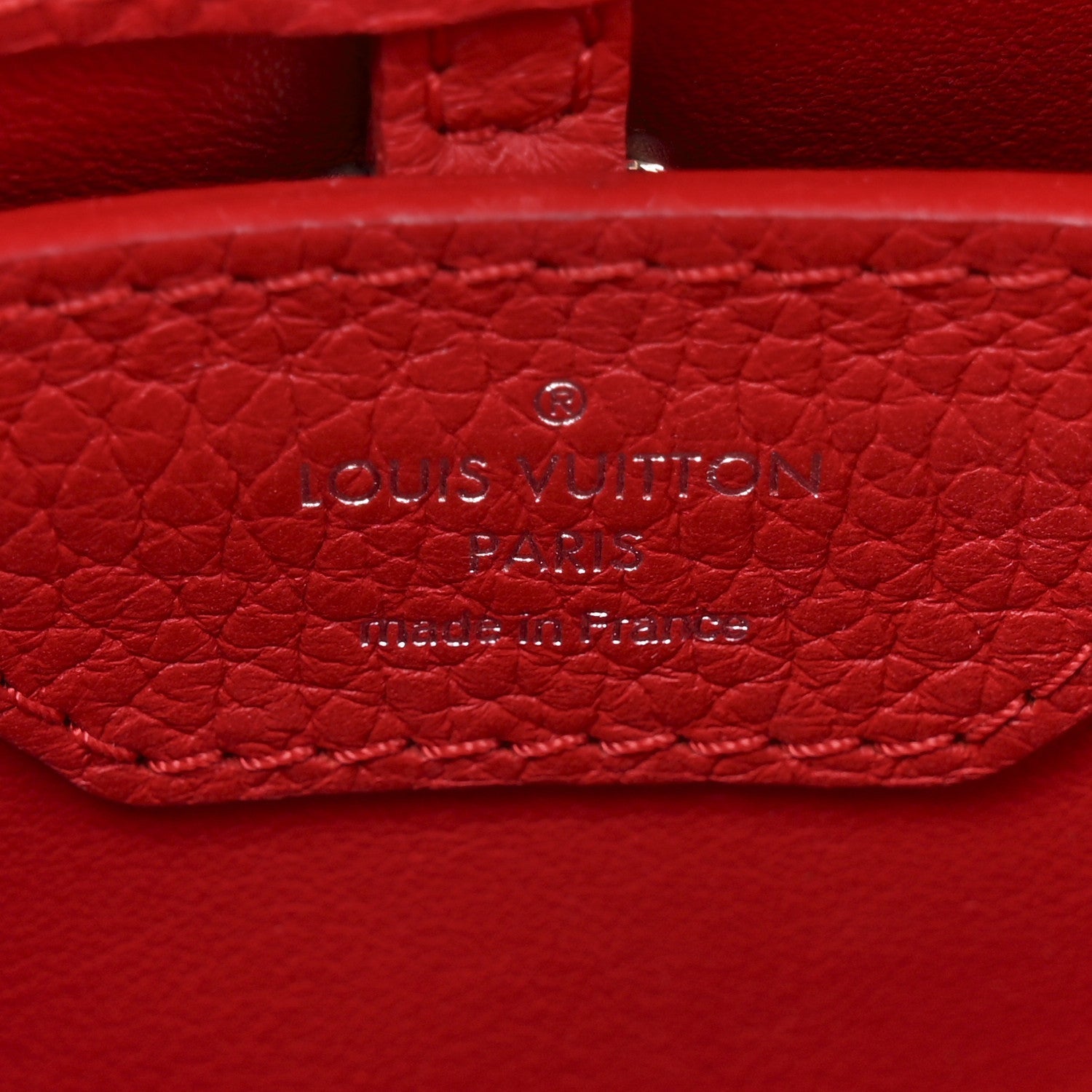 Taurillon Capucines BB Scarlet Red