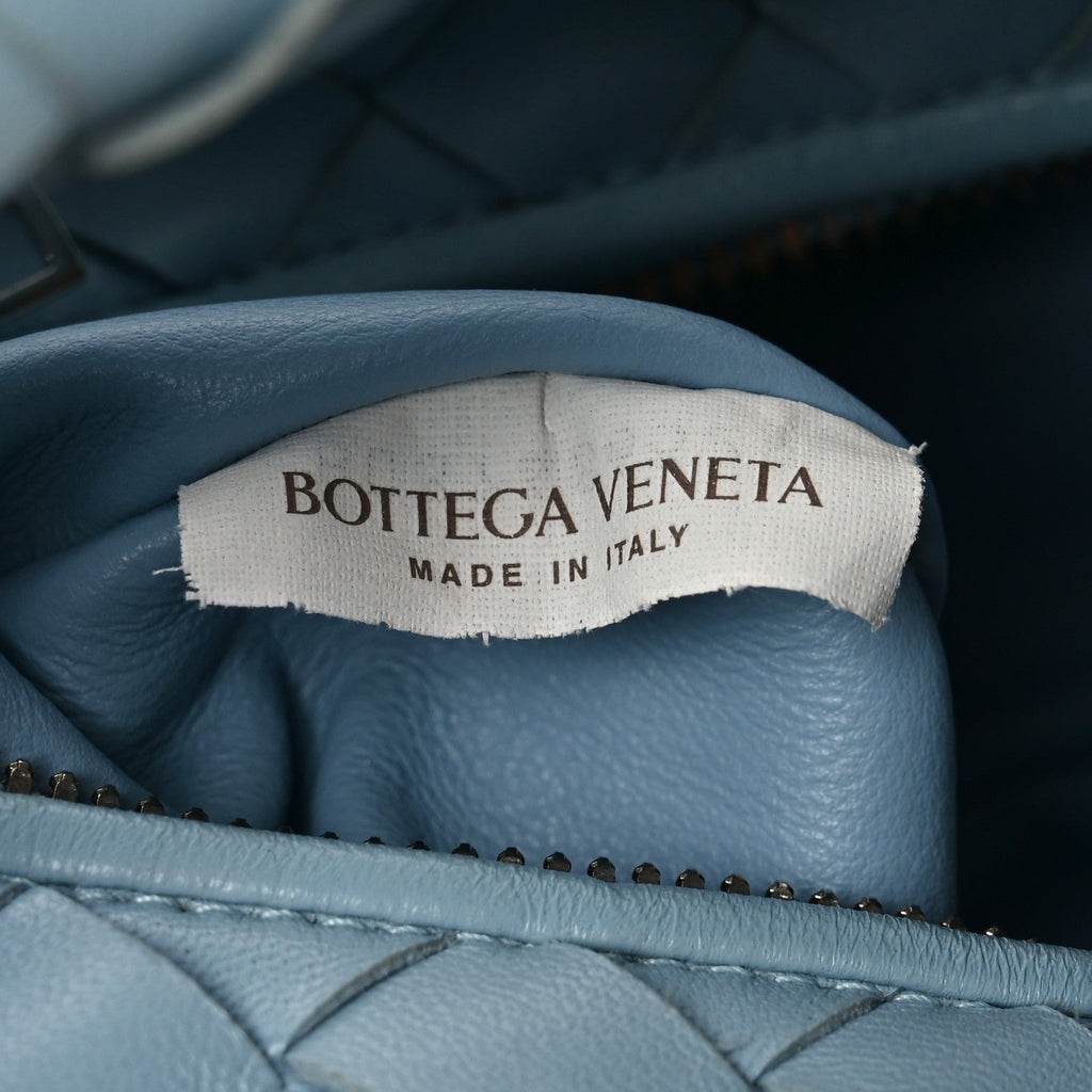 Nappa Intrecciato Mini Jodie Teal Washed
