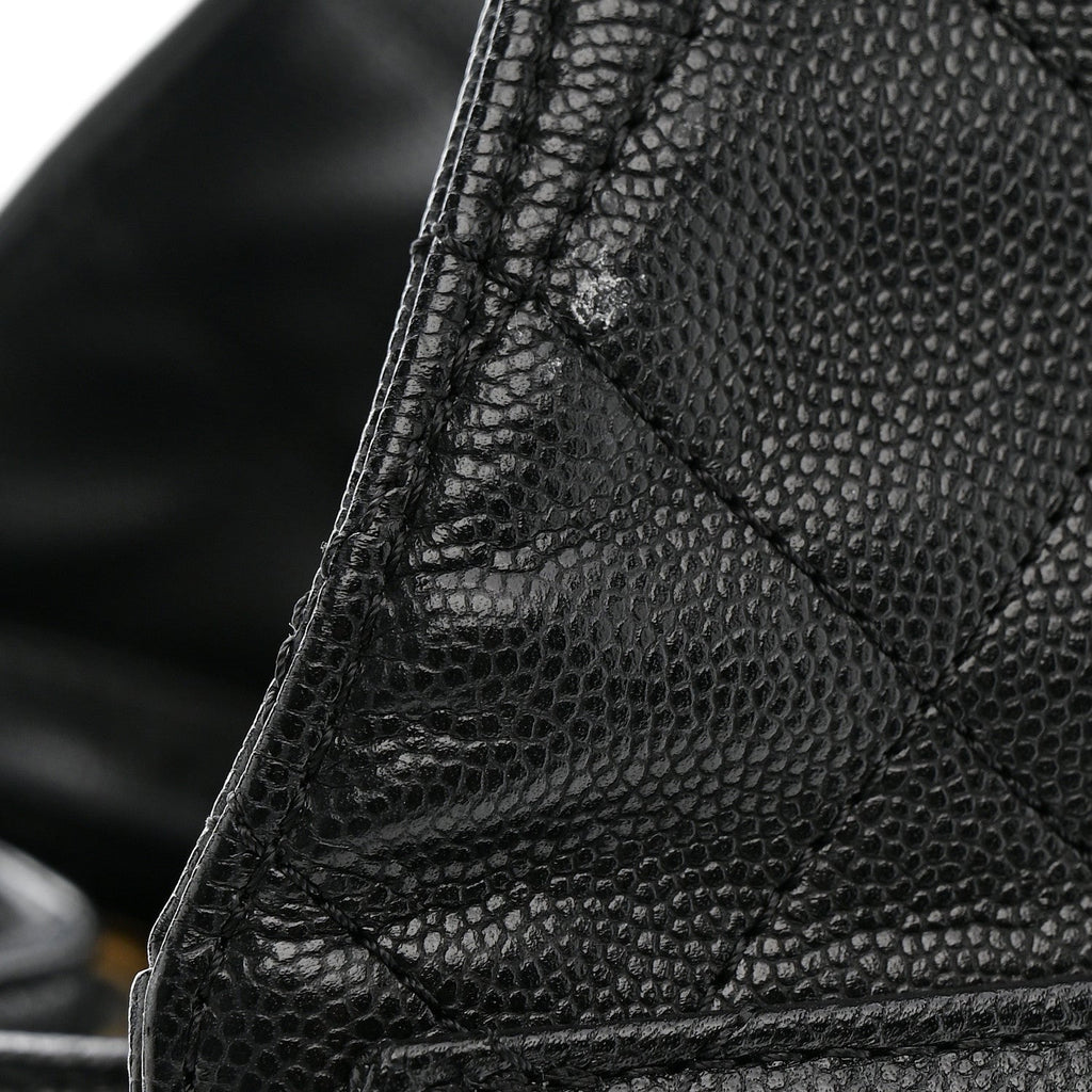 Caviar Quilted Small Chanel 25 Handbag Black