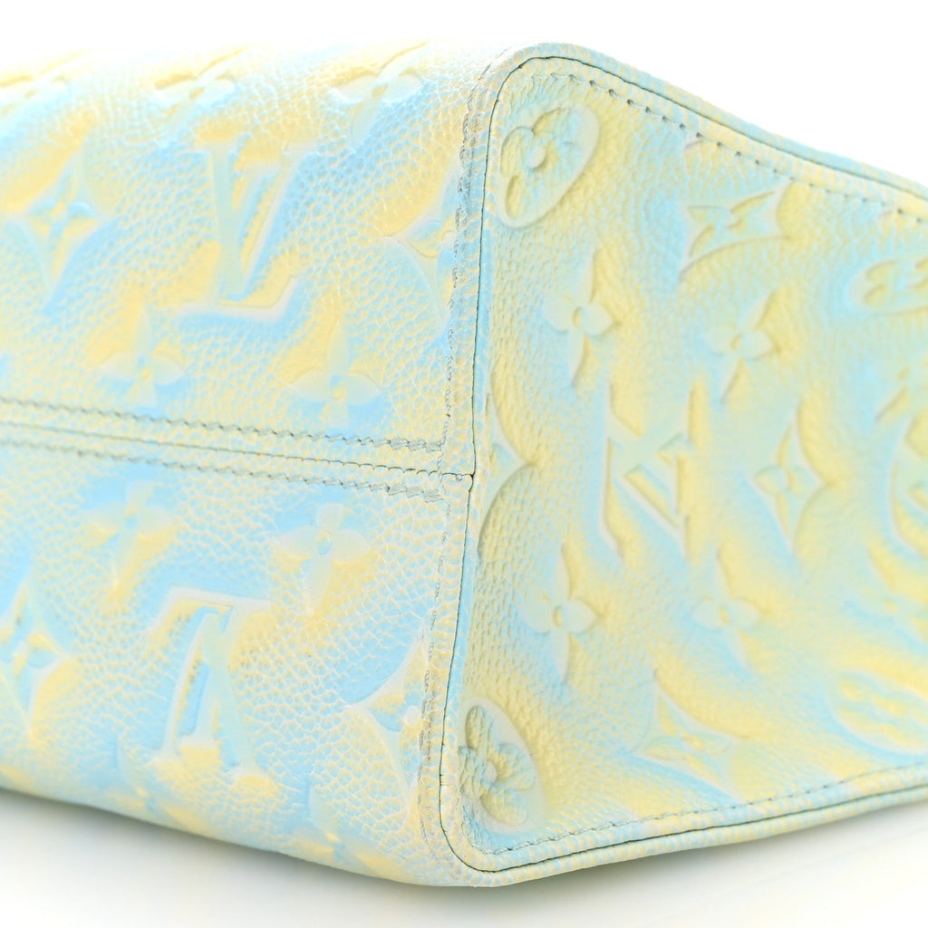 Empreinte Monogram Summer Stardust Onthego PM  Water Green