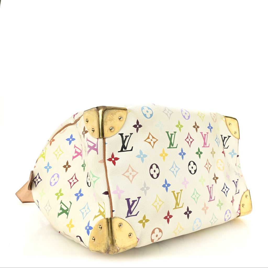 Monogram Multicolor Speedy 30 White