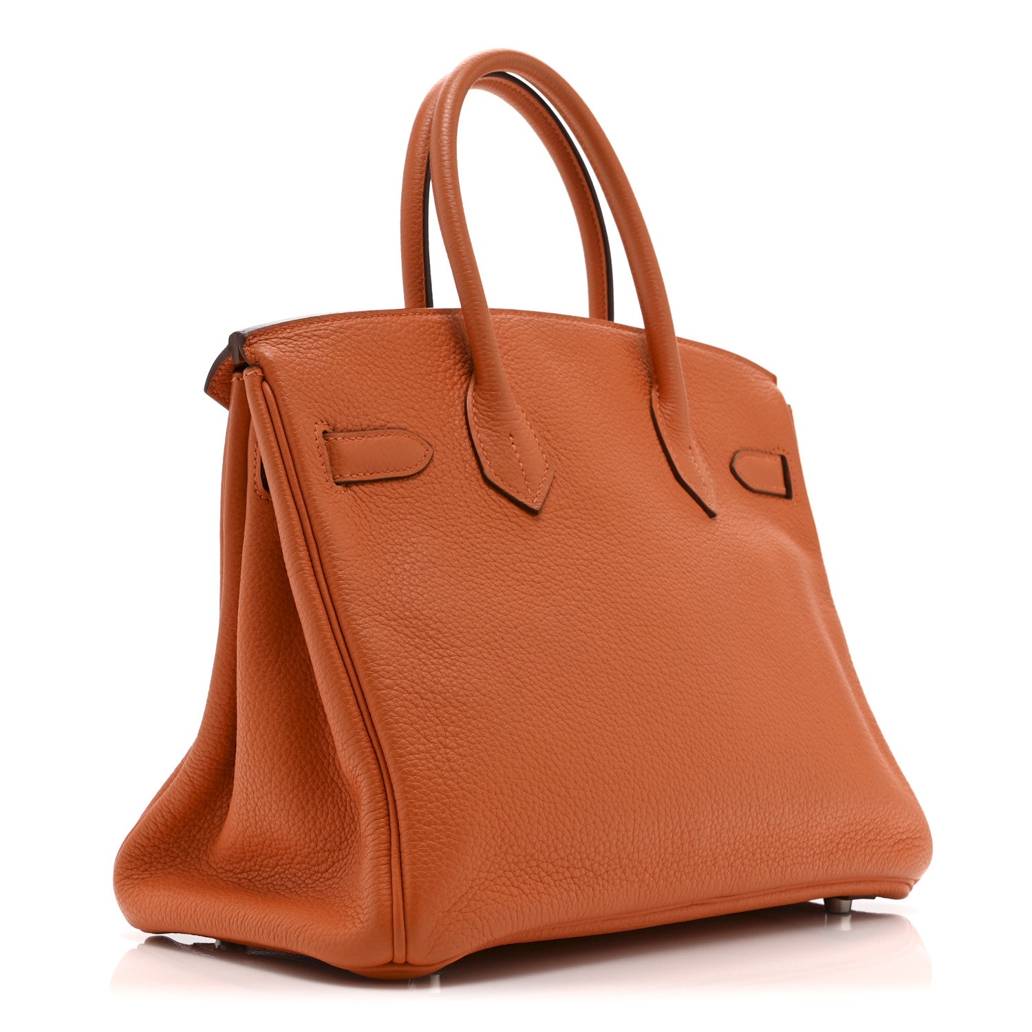 Taurillon Clemence Birkin 30 Orange