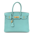 Togo BIRKIN 30 Bleu Atoll
