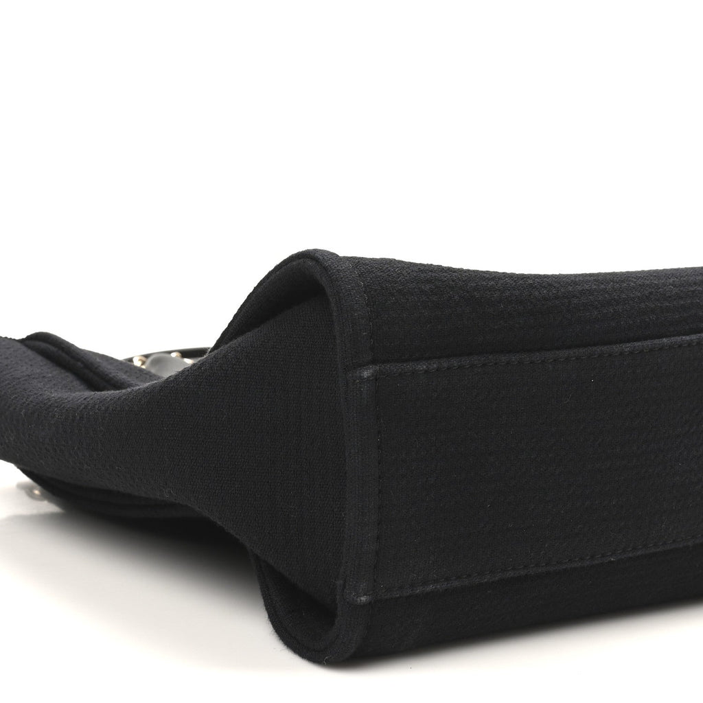 Mixed Fibers Small Deauville Tote Black