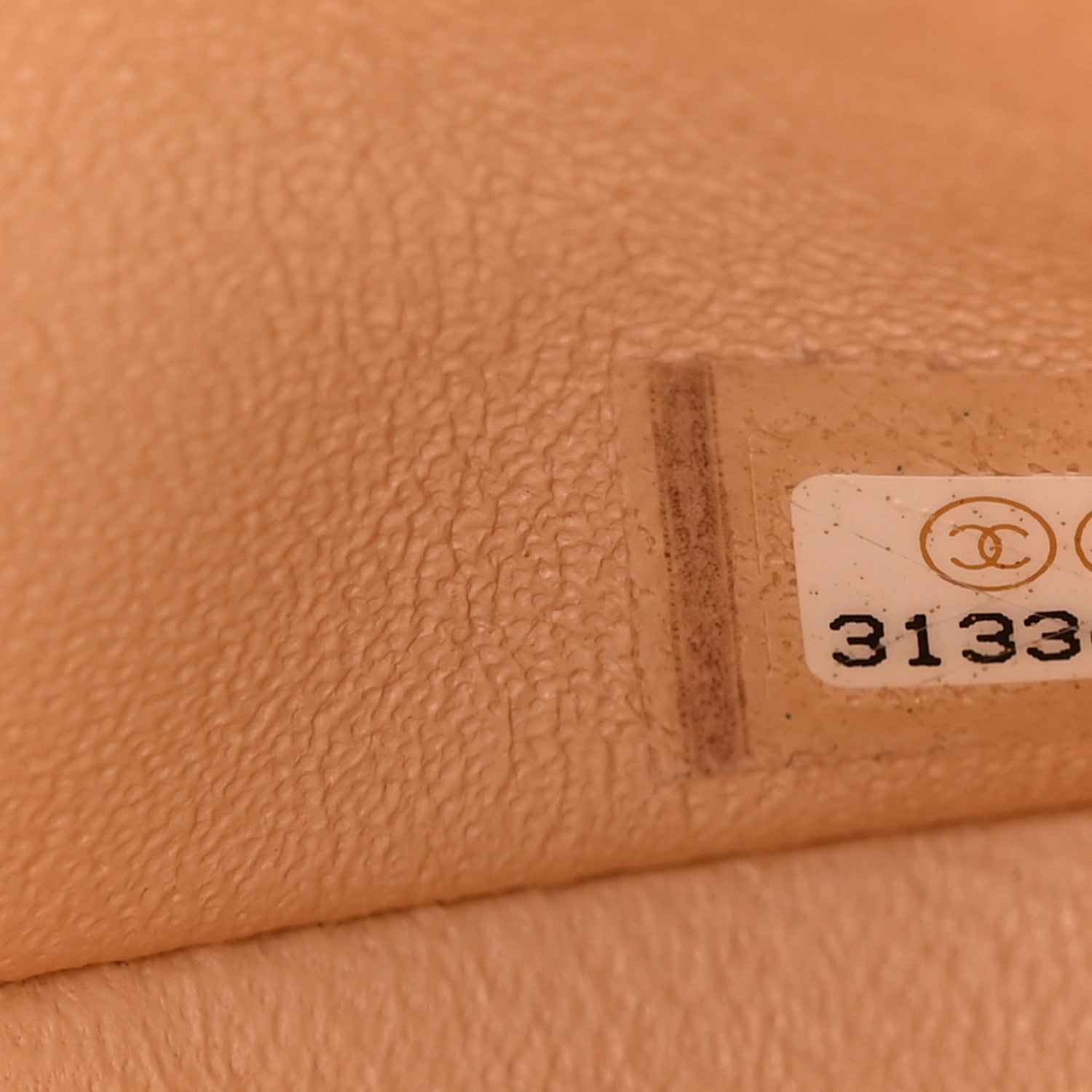 Caviar Quilted Small Double Flap Beige