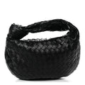 Nappa Intrecciato Teen Jodie Hobo Black