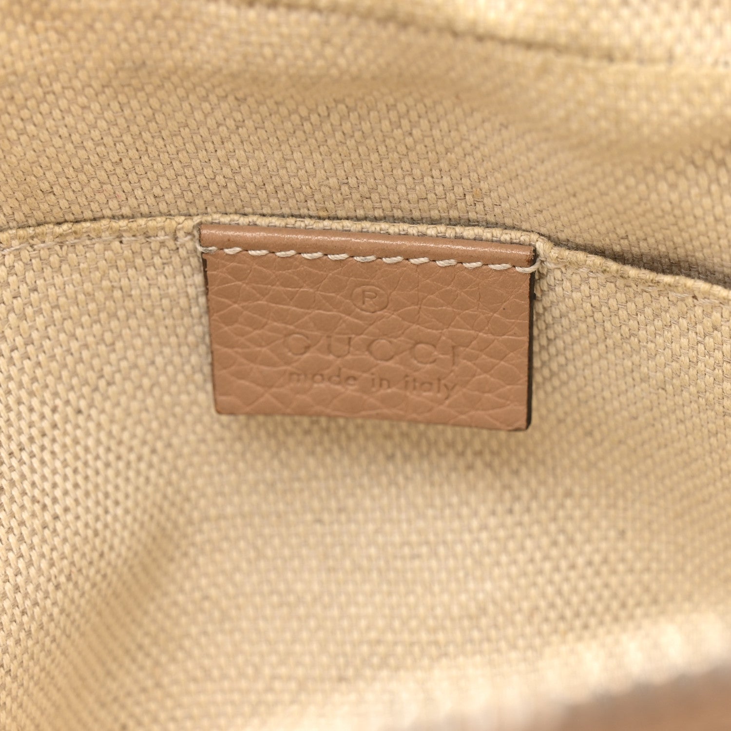 Pebbled Calfskin Small Soho Disco Bag Rose Beige