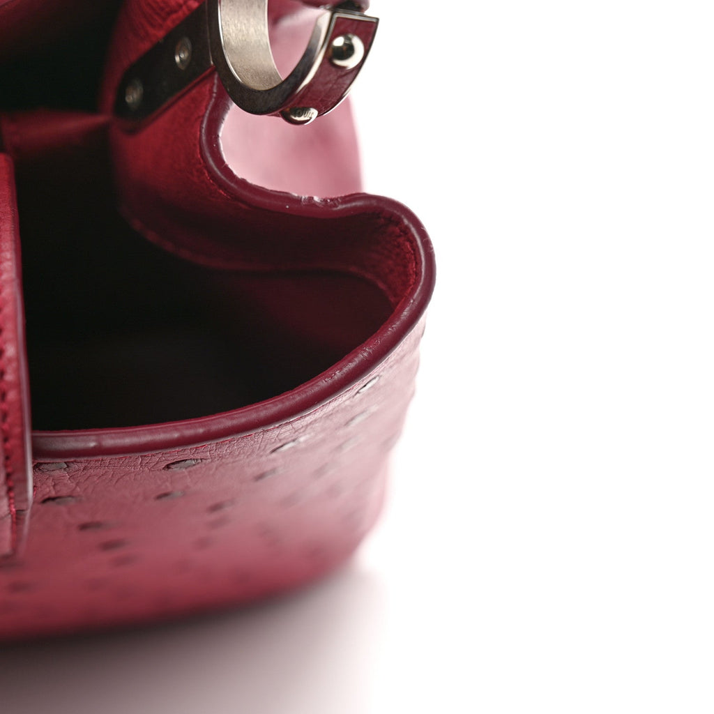 Ostrich Capucines MM Fuchsia