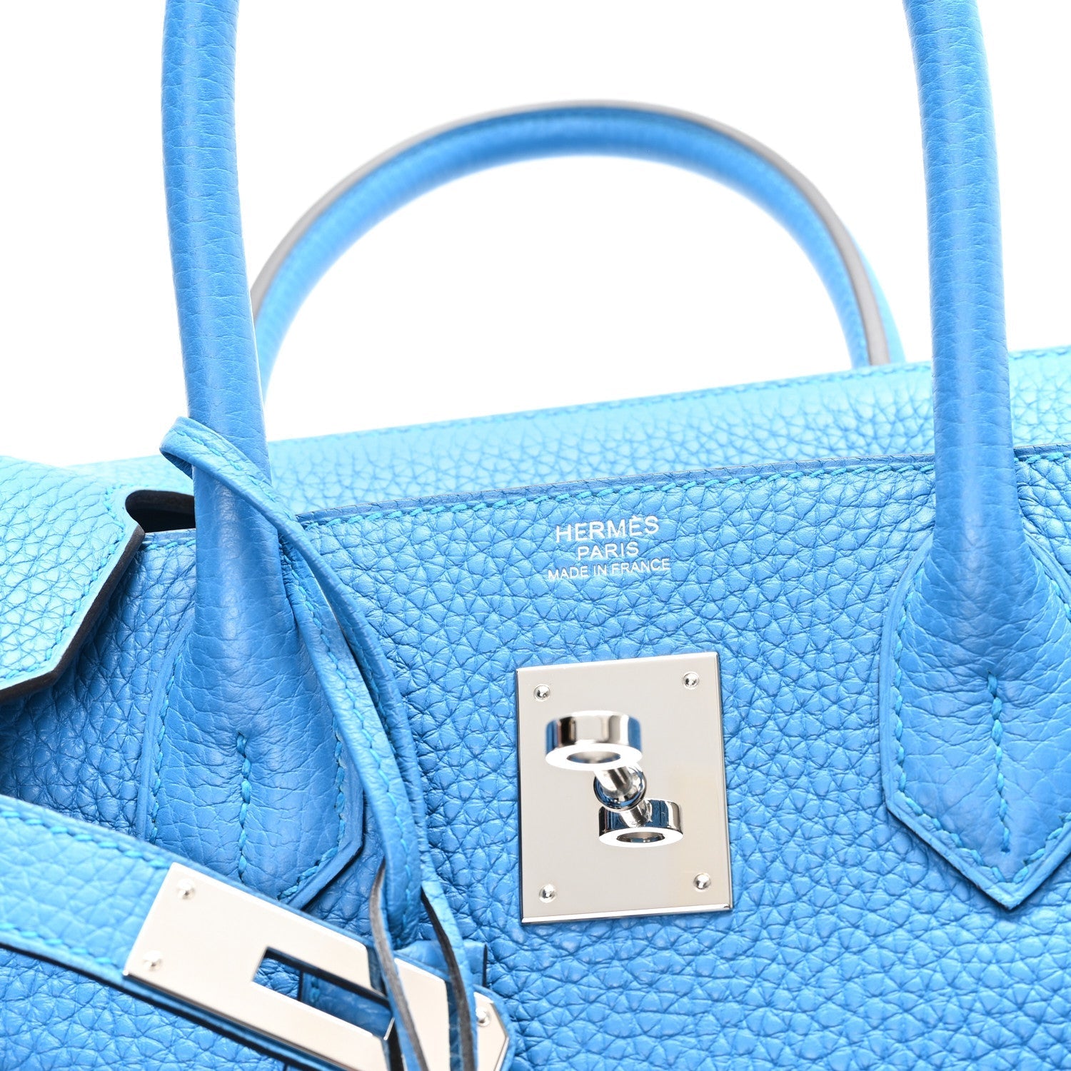 Togo BIRKIN 30 Bleu Zanzibar