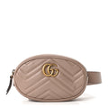 Calfskin Matelasse GG Marmont Belt Bag 85 34 Porcelain Rose