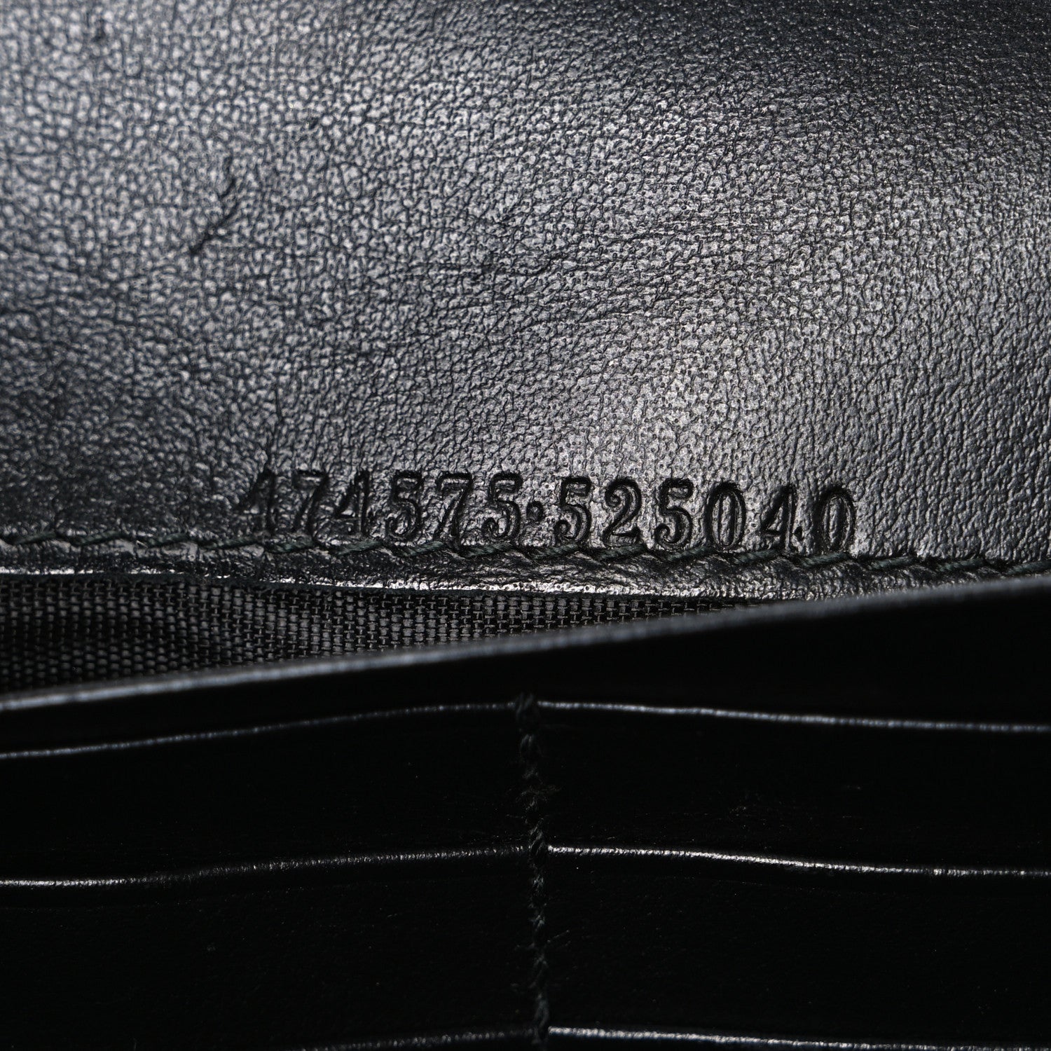 Calfskin Matelasse GG Marmont Chain Wallet Black