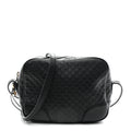 Microguccissima Mini Bree Messenger Bag Black