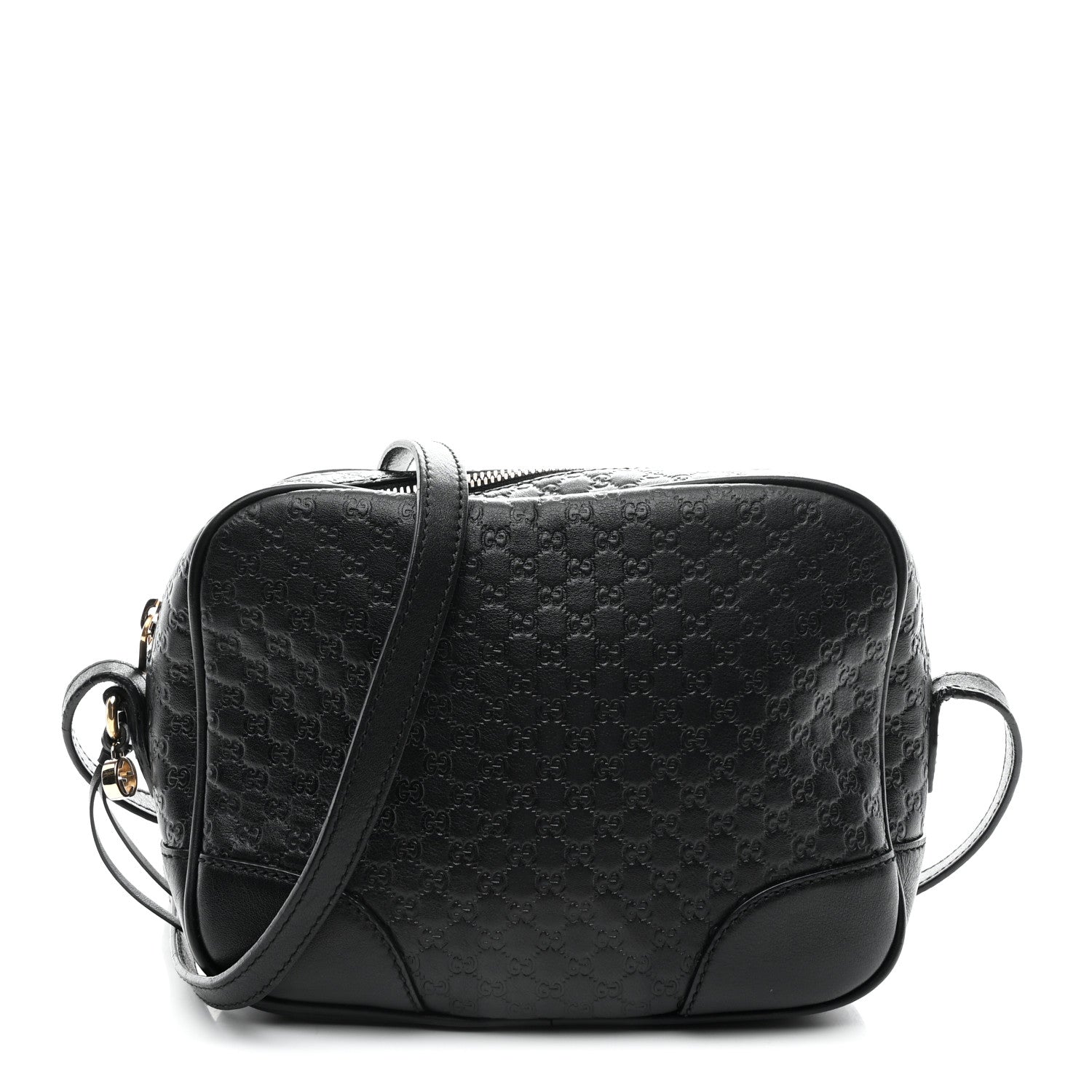 Microguccissima Mini Bree Messenger Bag Black