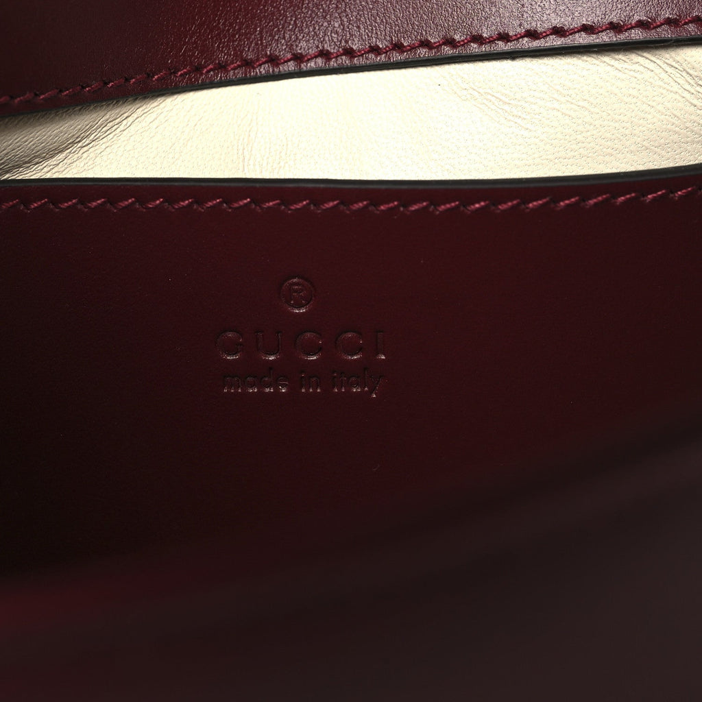 Calfskin Matelasse Small GG Marmont Shoulder Bag Rosso Ancora