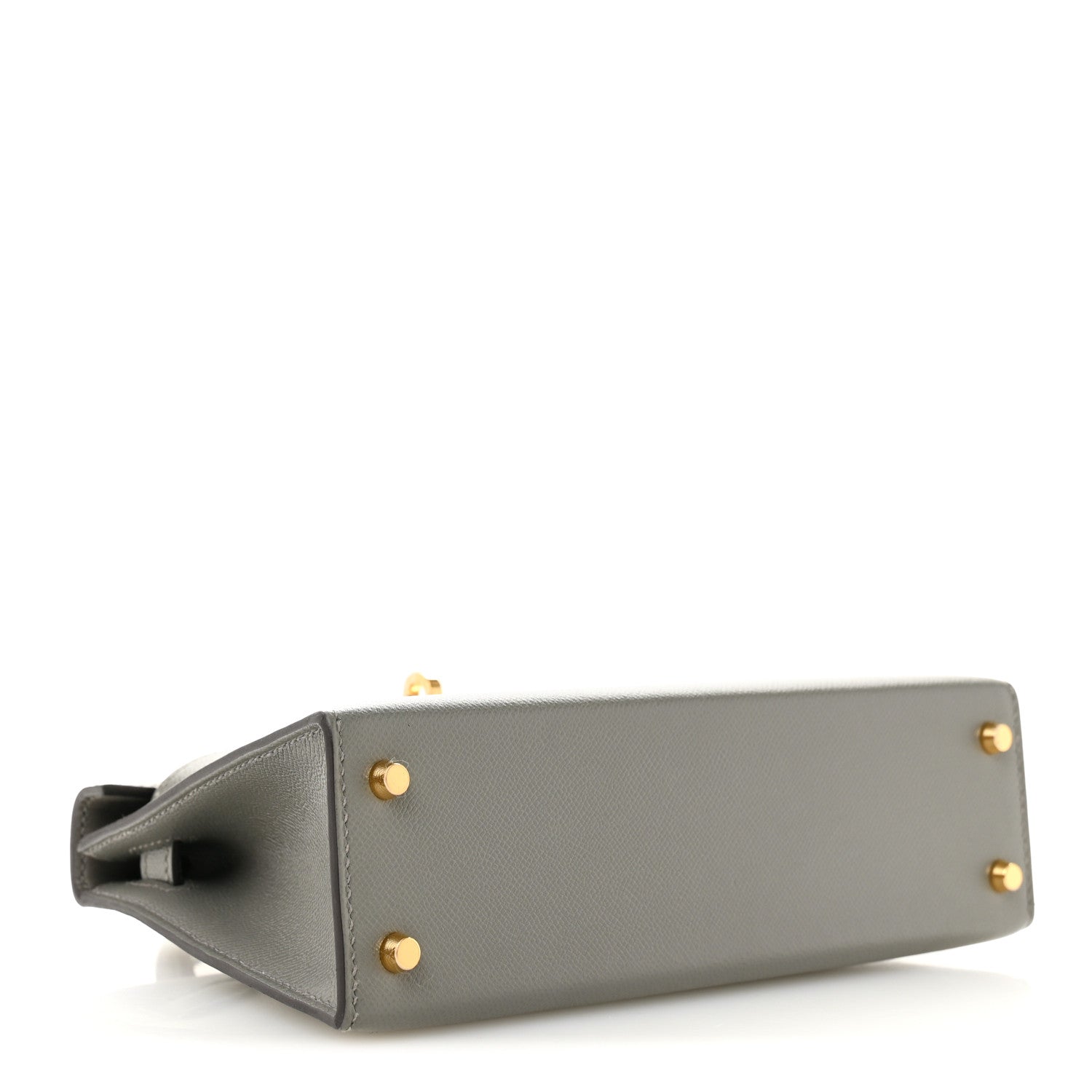 Madame Calfskin Mini Kelly Sellier 20 Gris Meyer