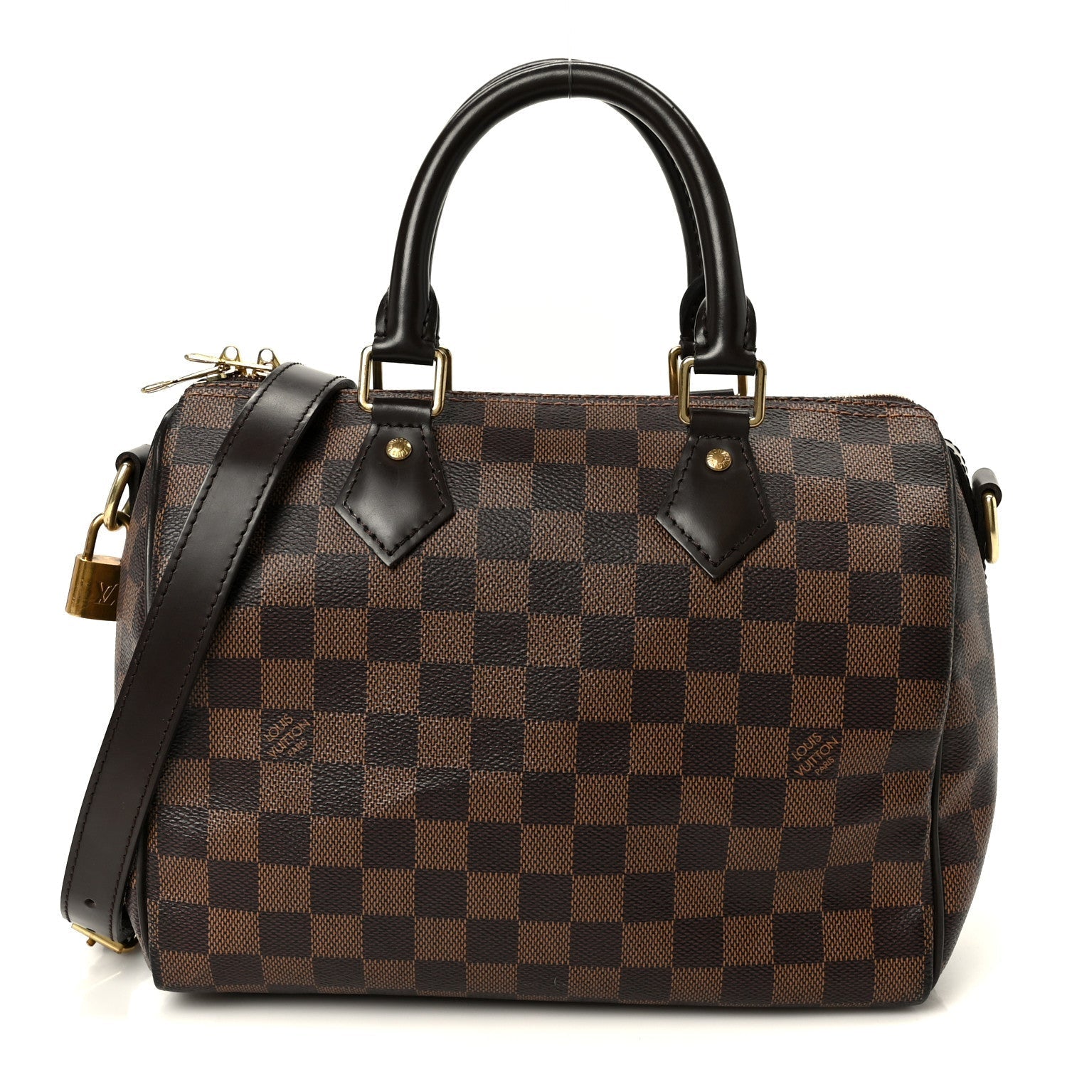 Damier Ebene Speedy Bandouliere 25