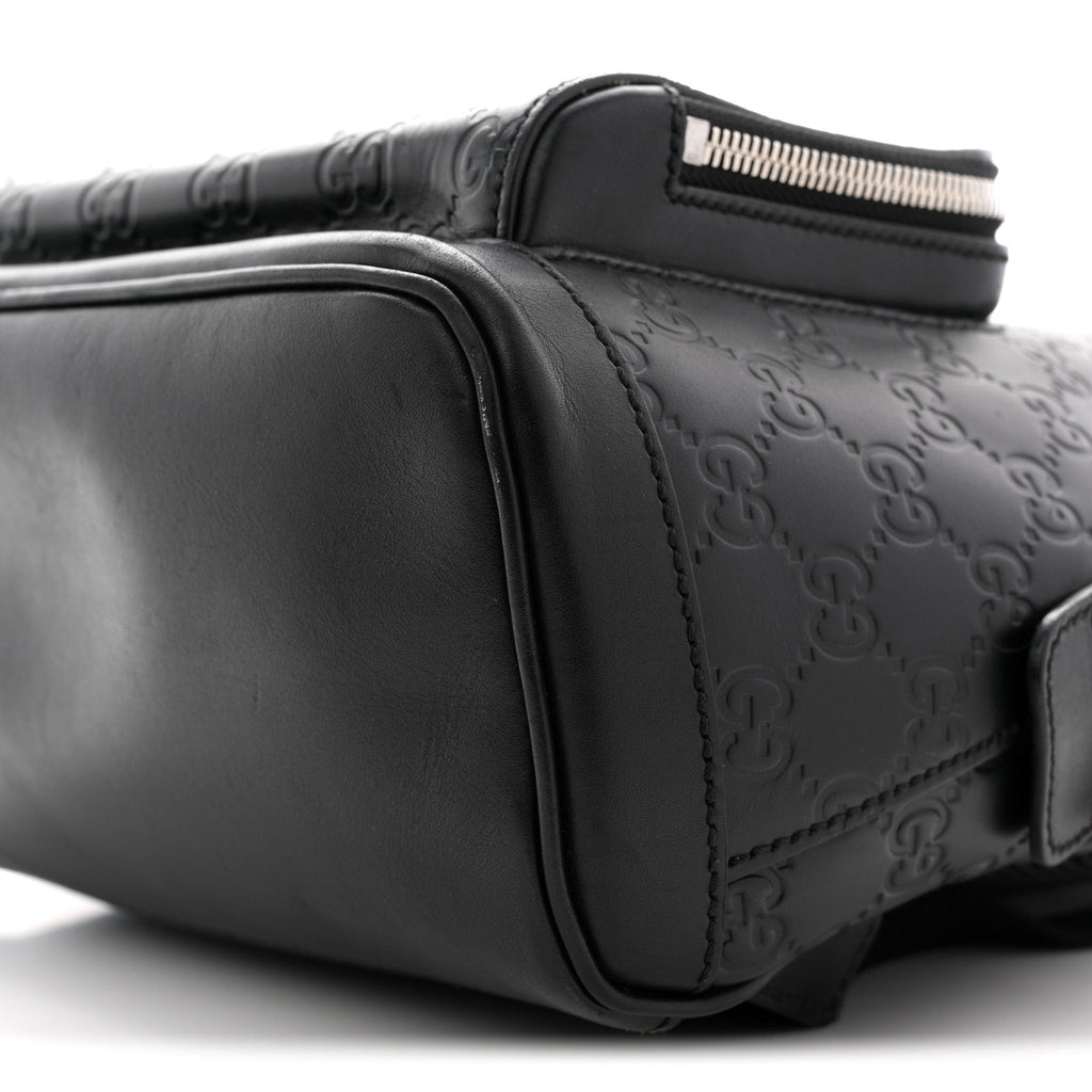 Guccissima Signature Small Day Backpack Black