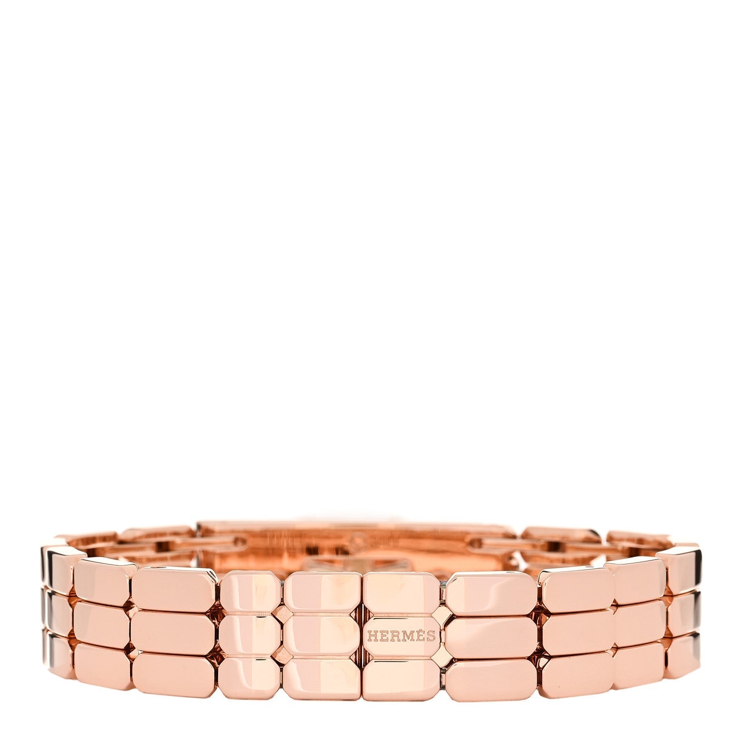 18K Rose Diamond Pave 16mm Kelly Quartz Watch