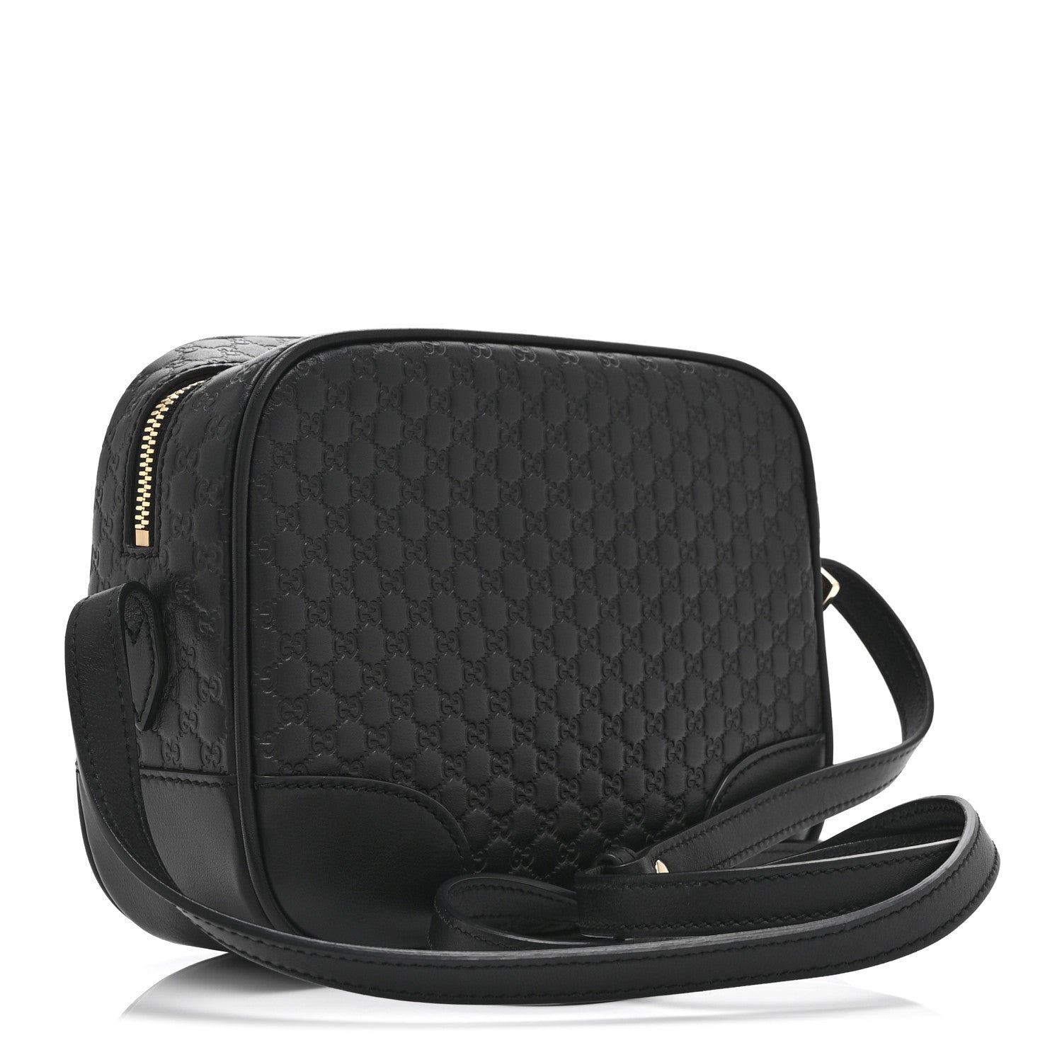 Microguccissima Mini Bree Messenger Bag Black
