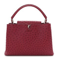 Ostrich Capucines MM Fuchsia