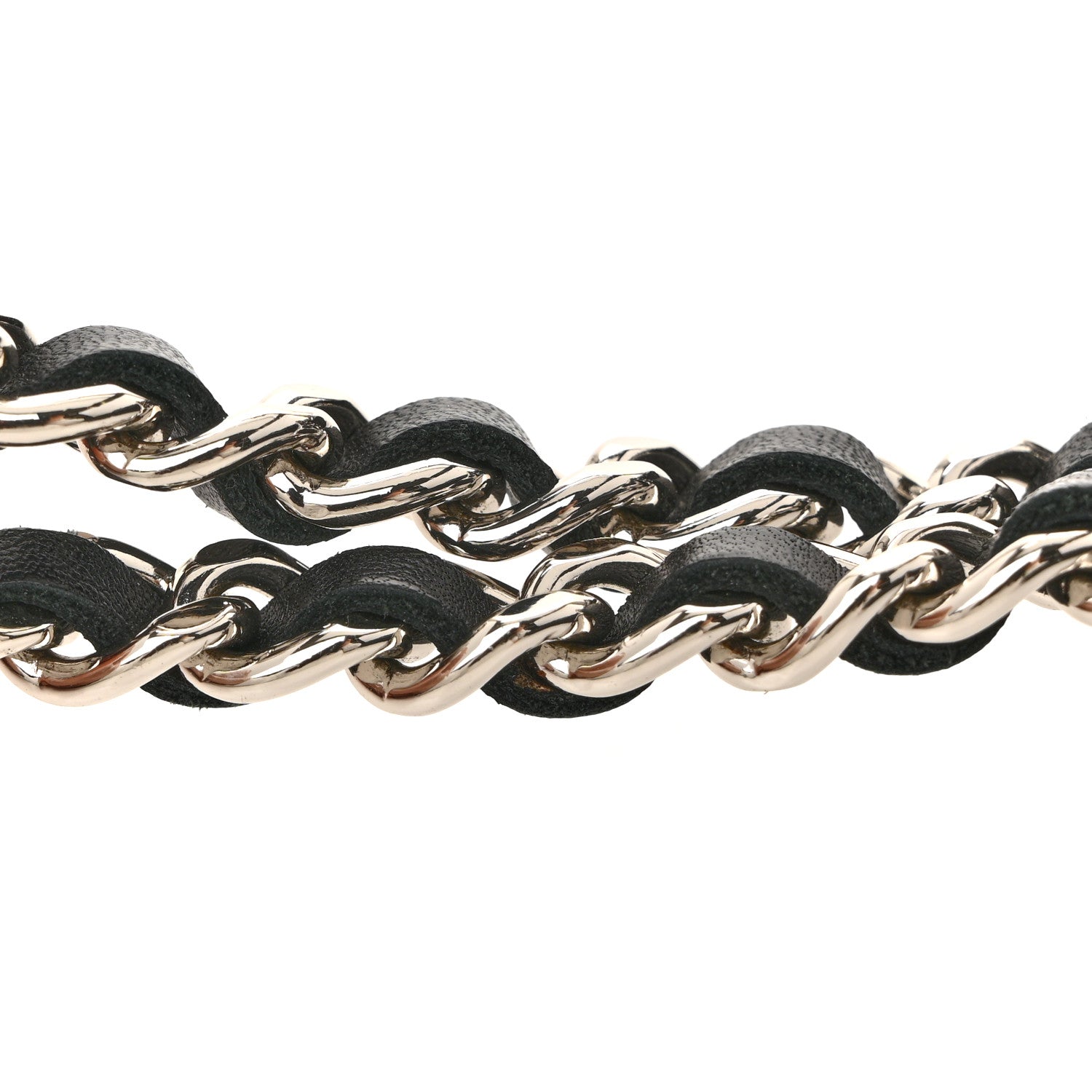 Patent Calfskin Quilted Reissue Wallet On Chain WOC So Black