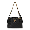 Caviar Quilted Small Chanel 25 Handbag Black