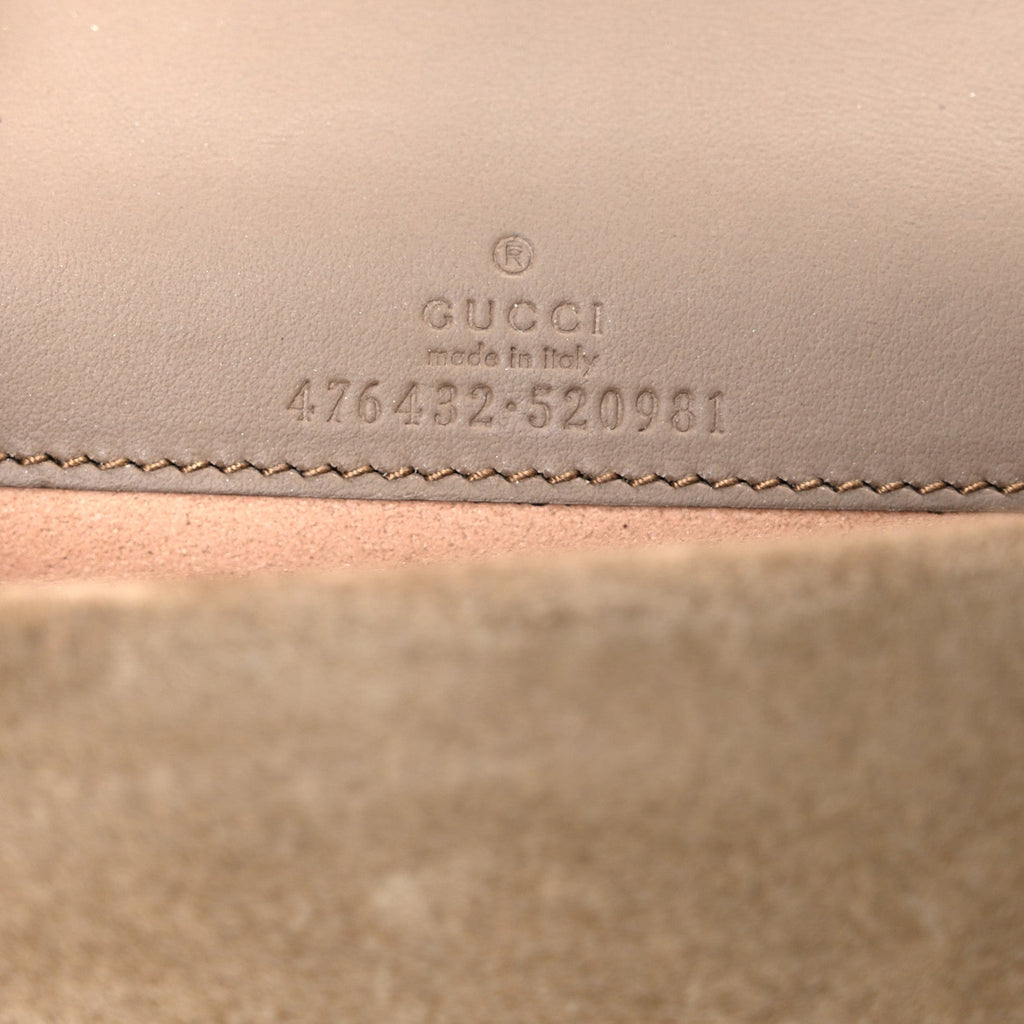 GG Supreme Monogram Super Mini Dionysus Shoulder Bag Taupe