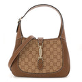 Raffia GG Supreme Monogram Calfskin Small Jackie 1961 Hobo Natural