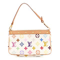 Monogram Multicolor Pochette Accessories White