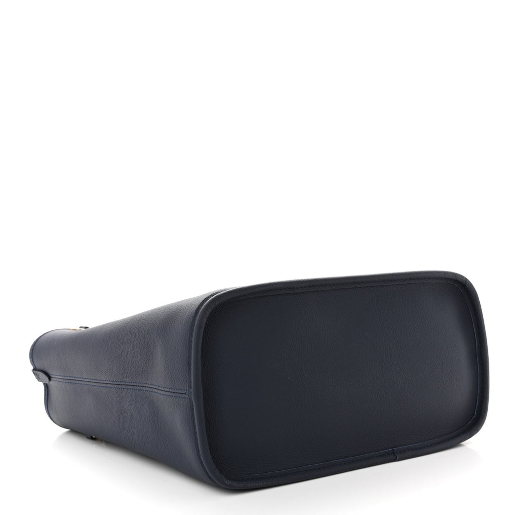 Monogram Calfskin Neo Neverfull Inside Out MM Navy