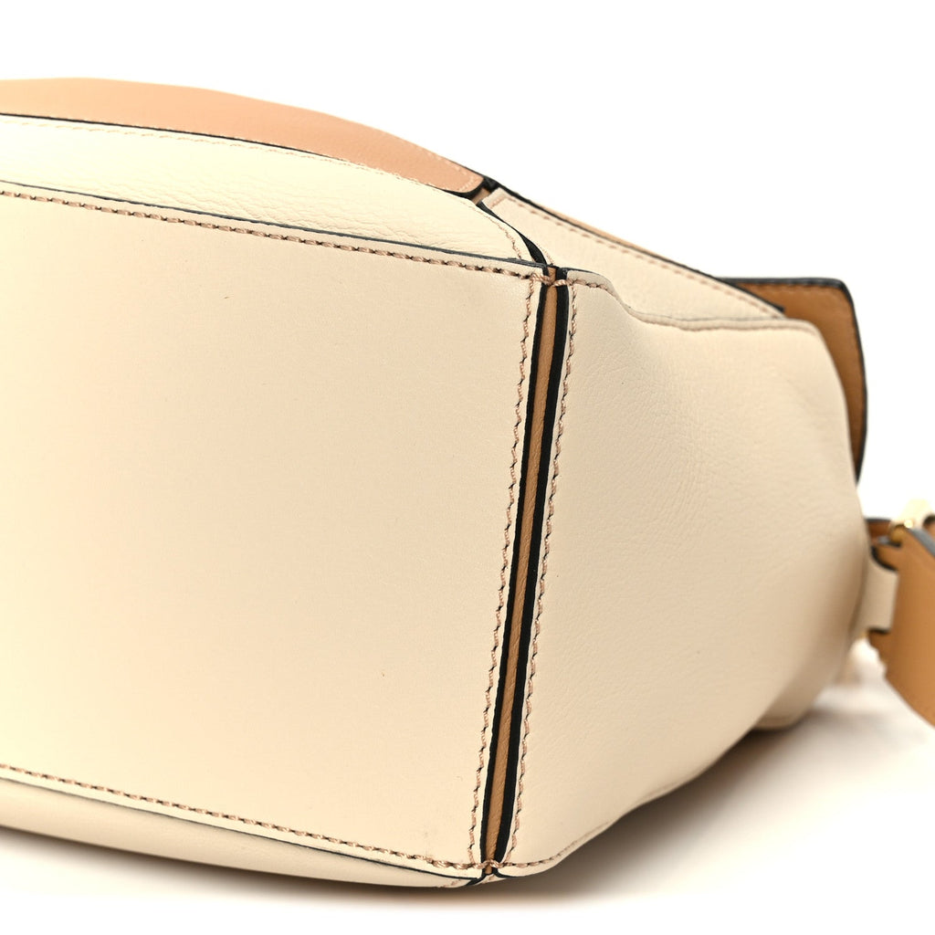 Calfskin Small Puzzle Bag Dune Warm Desert