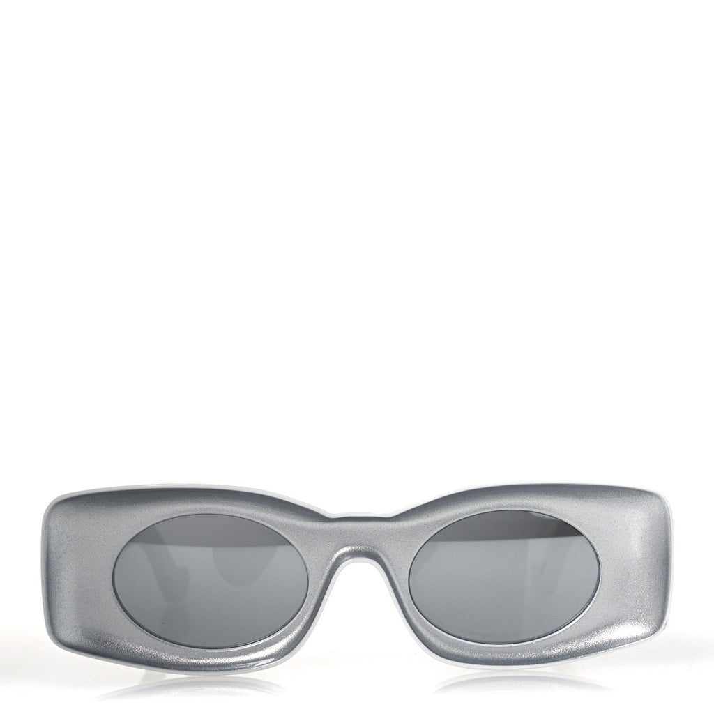 Acetate Sunglasses LW40033I Silver White
