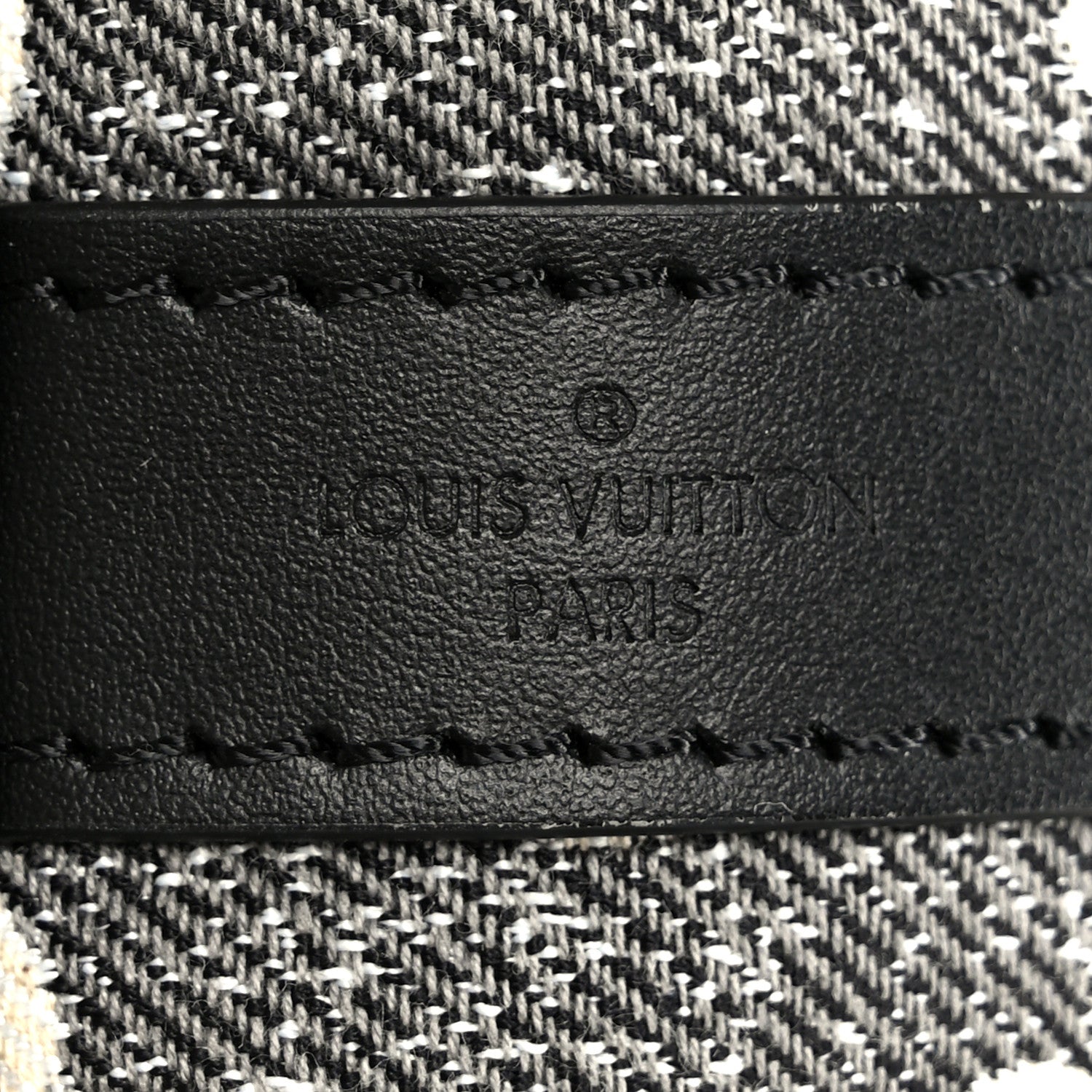 Denim Monogram Jacquard Speedy Bandouliere 25 Black
