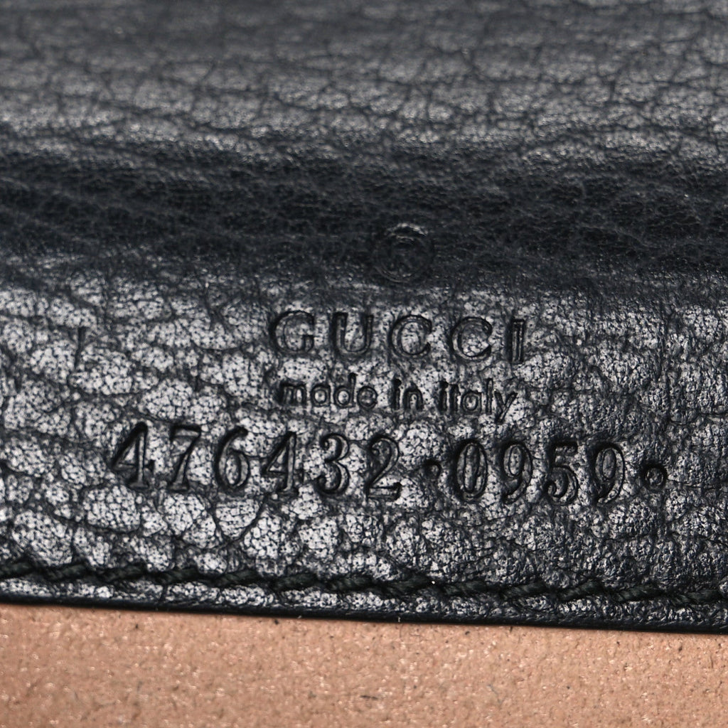 Calfskin Super Mini Dionysus Shoulder Bag Black