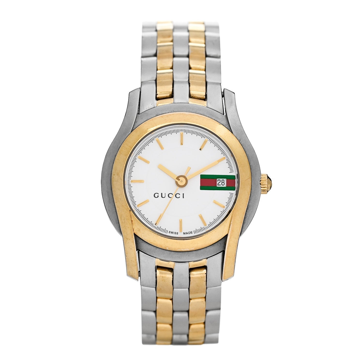 Stainless Steel 27mm 5500L Two Tone Quartz Watch