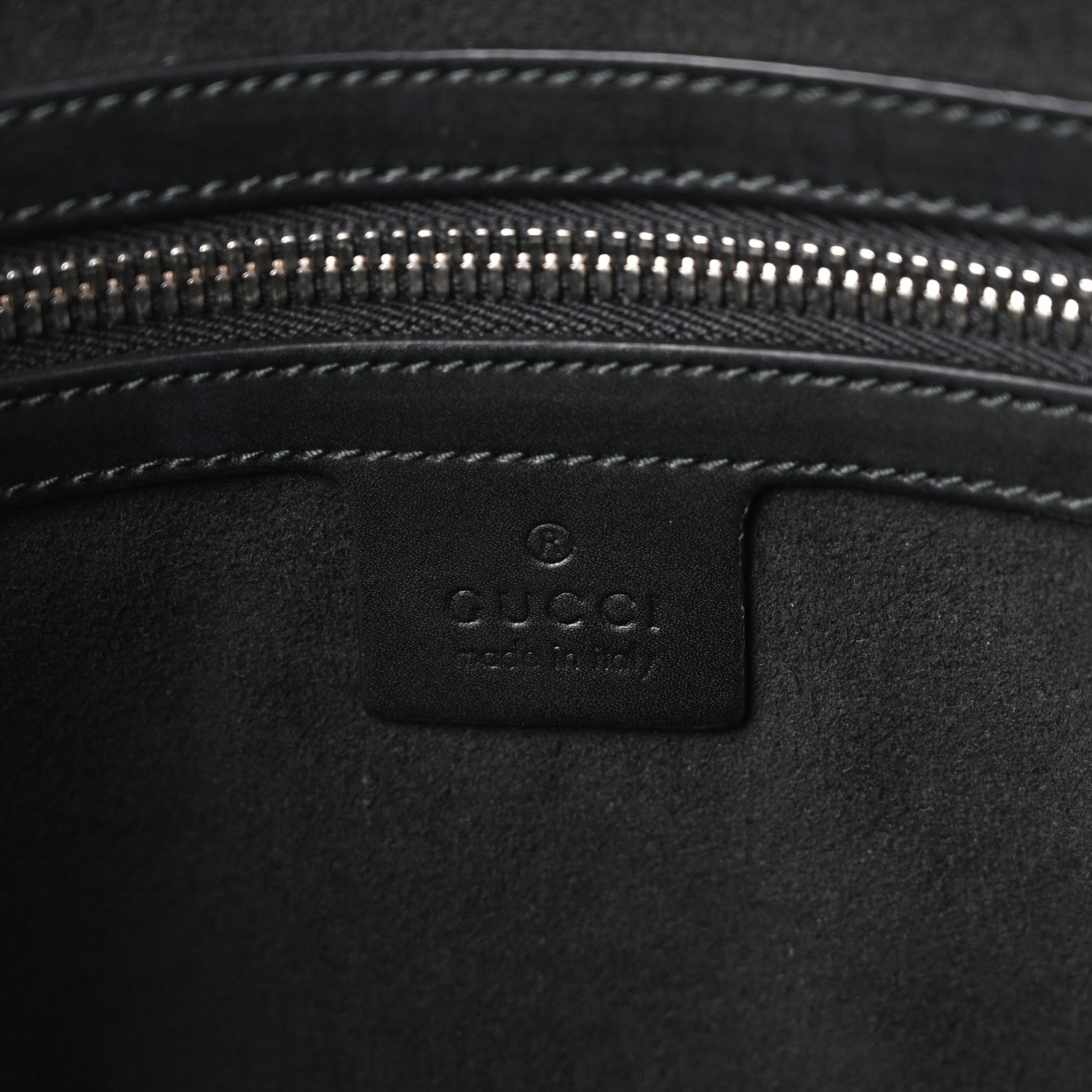 GG Supreme Monogram Caleido Web Briefcase Black