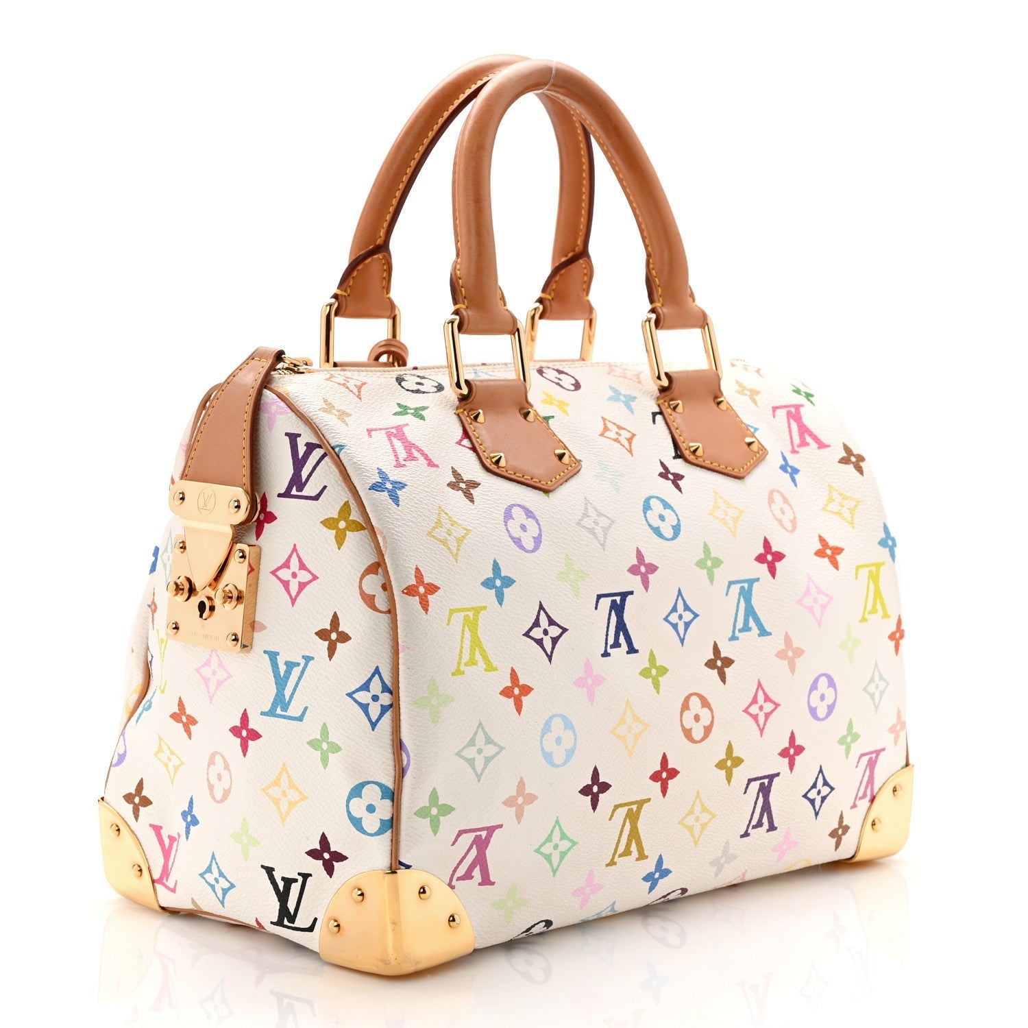 Monogram Multicolor Speedy 30 White