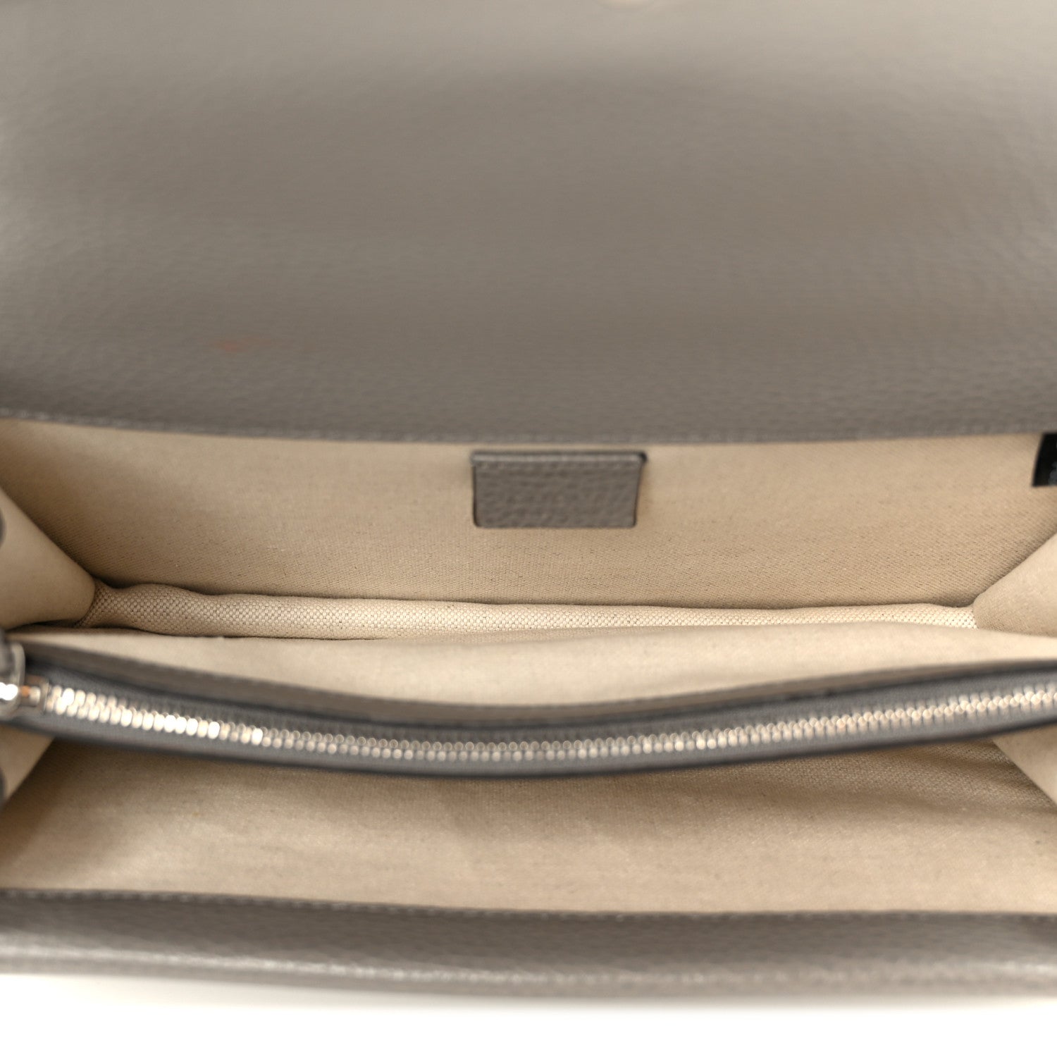 Pebbled Calfskin Small Dionysus Shoulder Bag Dusty Grey