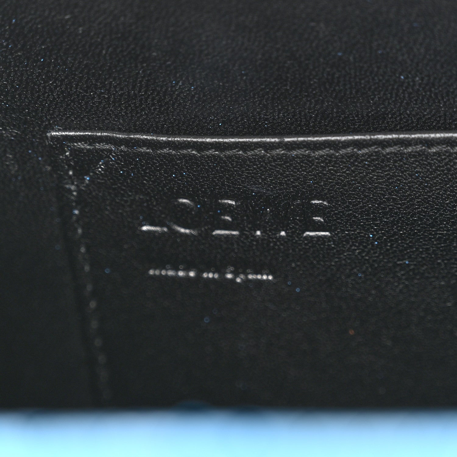 Snakeskin Small Postal Bag Sky Blue