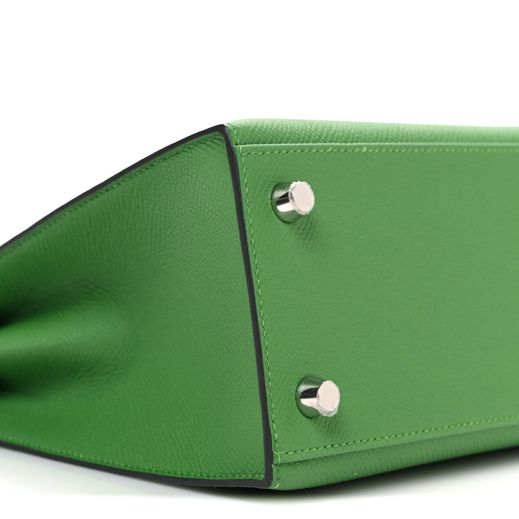 Epsom Kelly Sellier 25 Vert Yucca