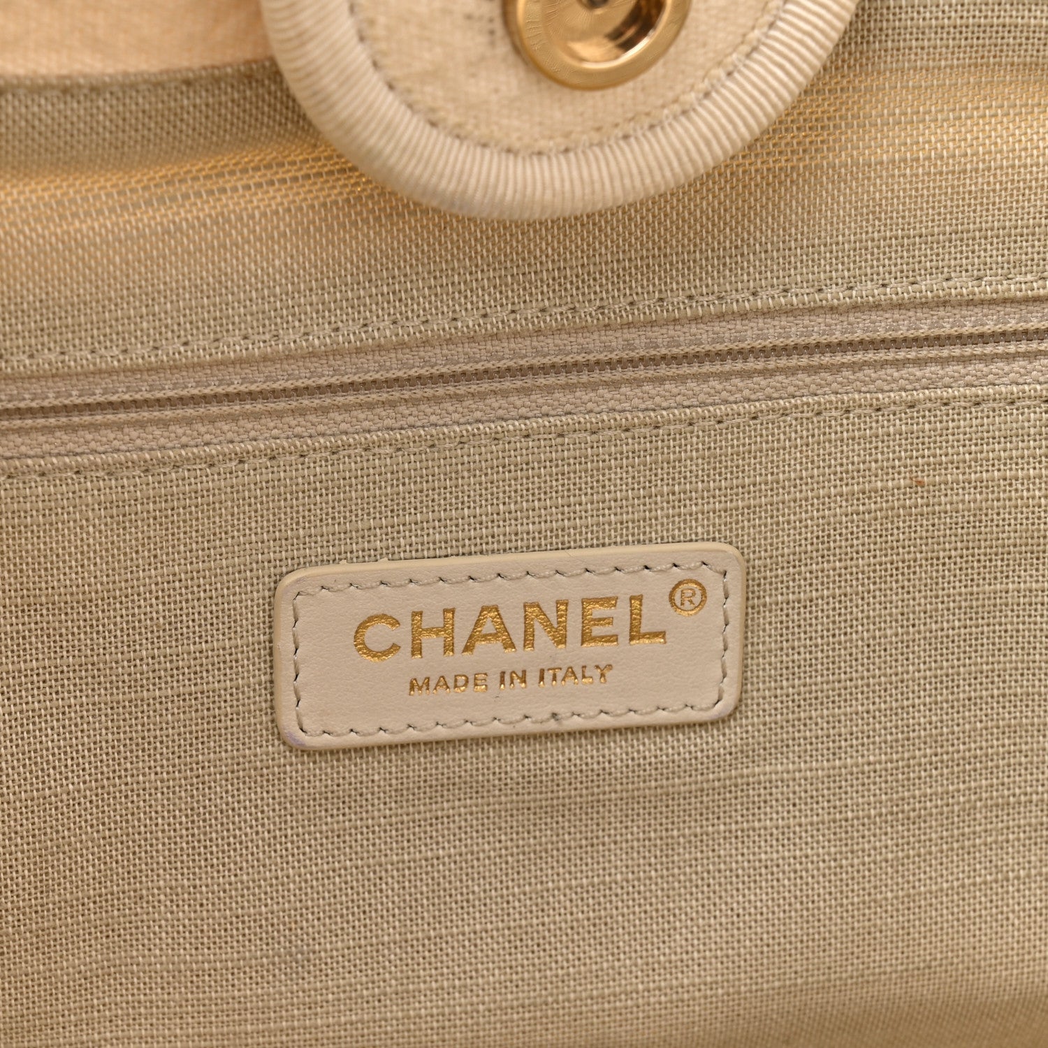 Mixed Fibers Small Deauville Tote White