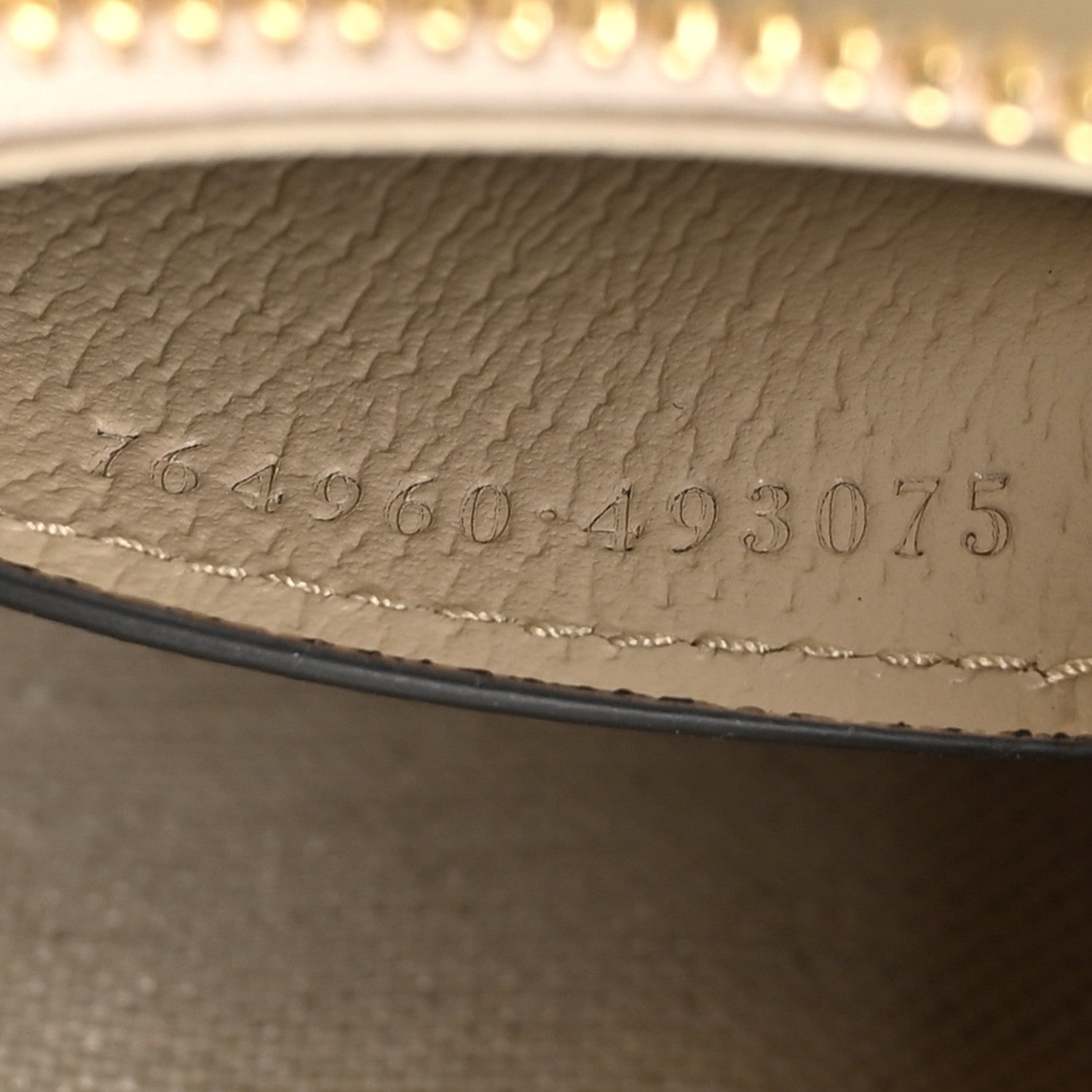 GG Supreme Monogram Textured Dollar Calfskin Web Mini Ophidia GG Handbag Beige Mystic White Oatmeal