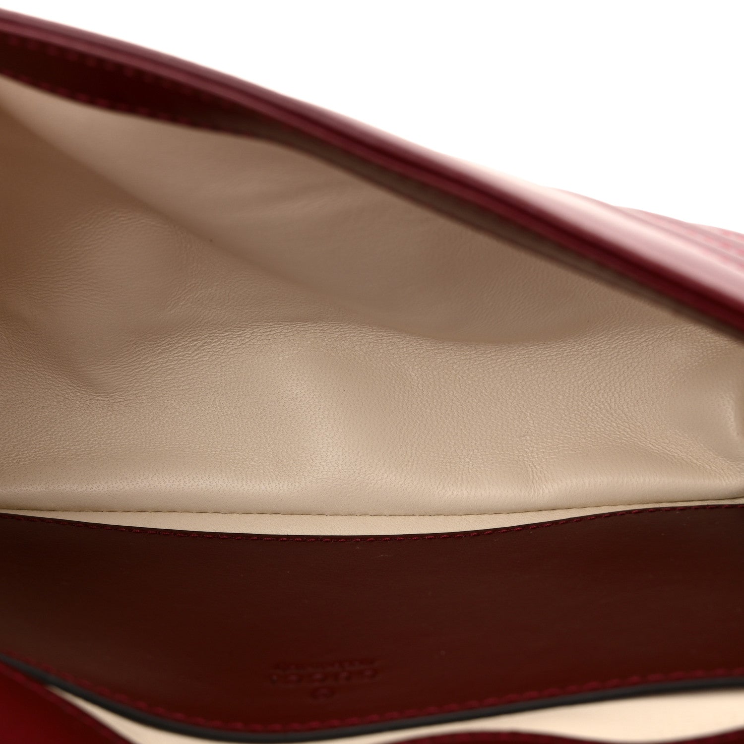 Calfskin Matelasse Mini GG Marmont Shoulder Bag Rosso Ancora