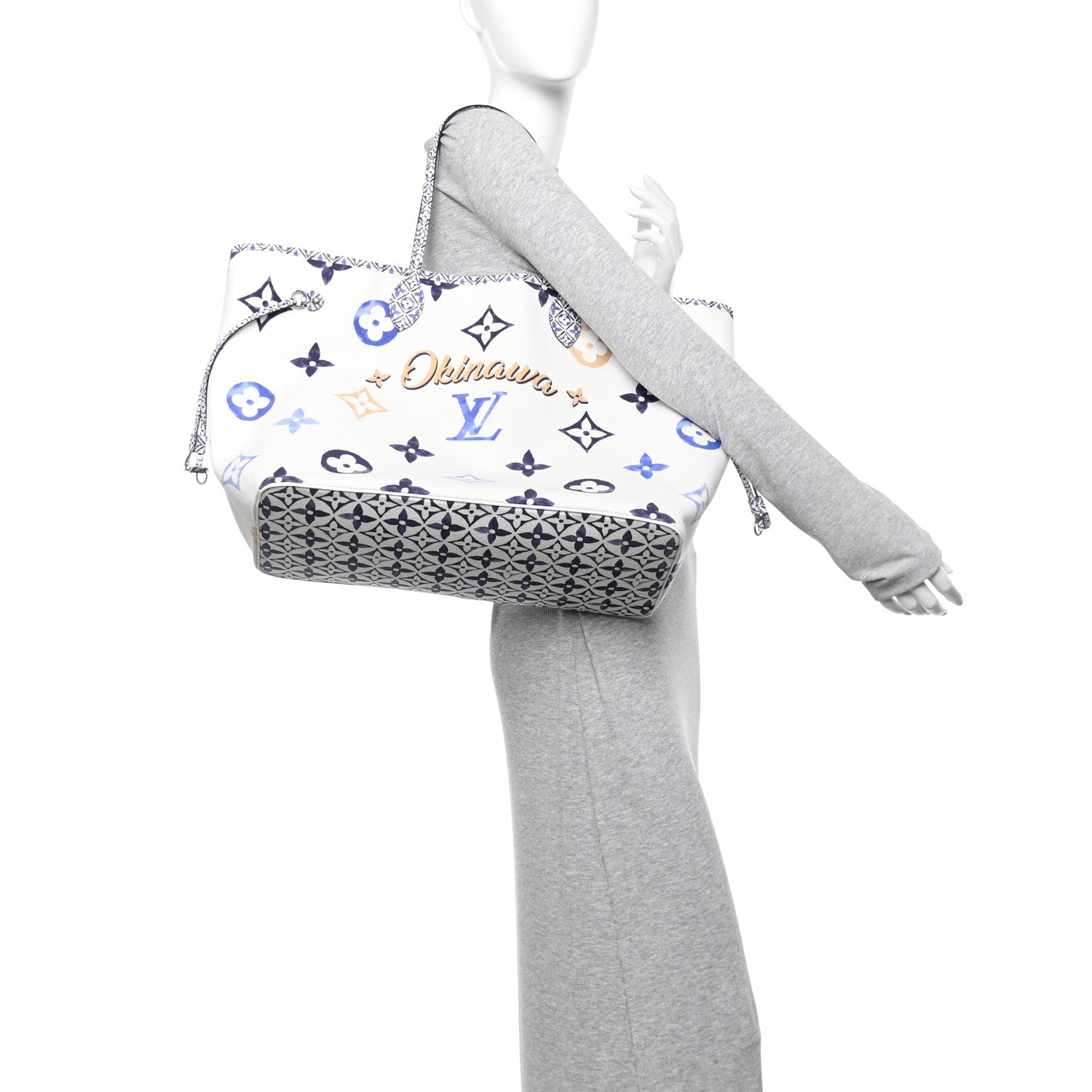 Monogram Canvas By The Pool Okinawa 2.0 Neverfull GM Blue